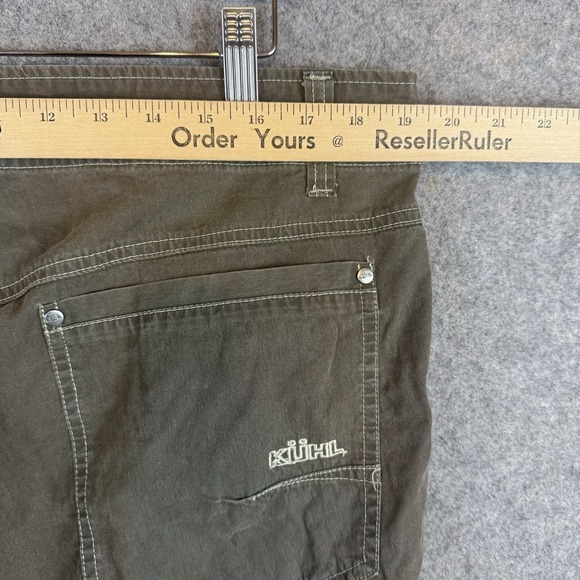Kuhl Revolvr Pants Mens 38x32 Brown Outdoor Hiking Articulated Nylon Blend - Picture 8 of 11